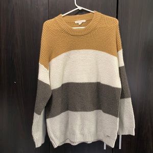 Aeropostale Striped Knit Sweater
